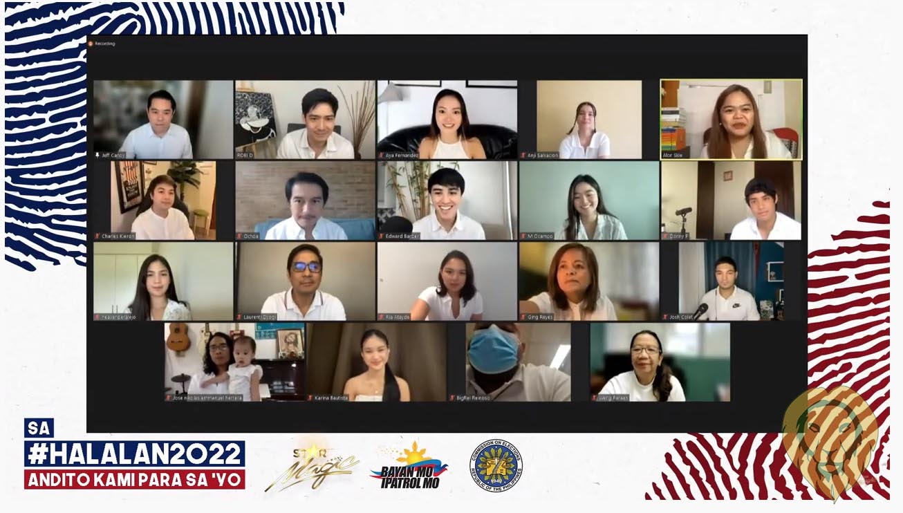 Star Magic And Bayan Mo Ipatrol Mo Join Forces To Encourage Filipinos To Register For The 2022 9159