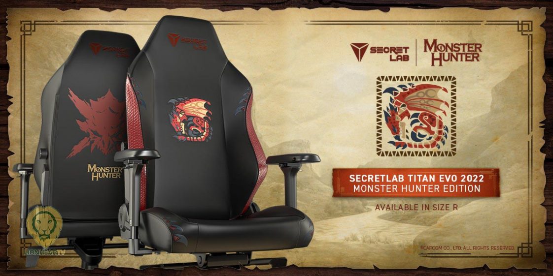 Complete your Rathalos set with the Secretlab Monster Hunter Edition ...