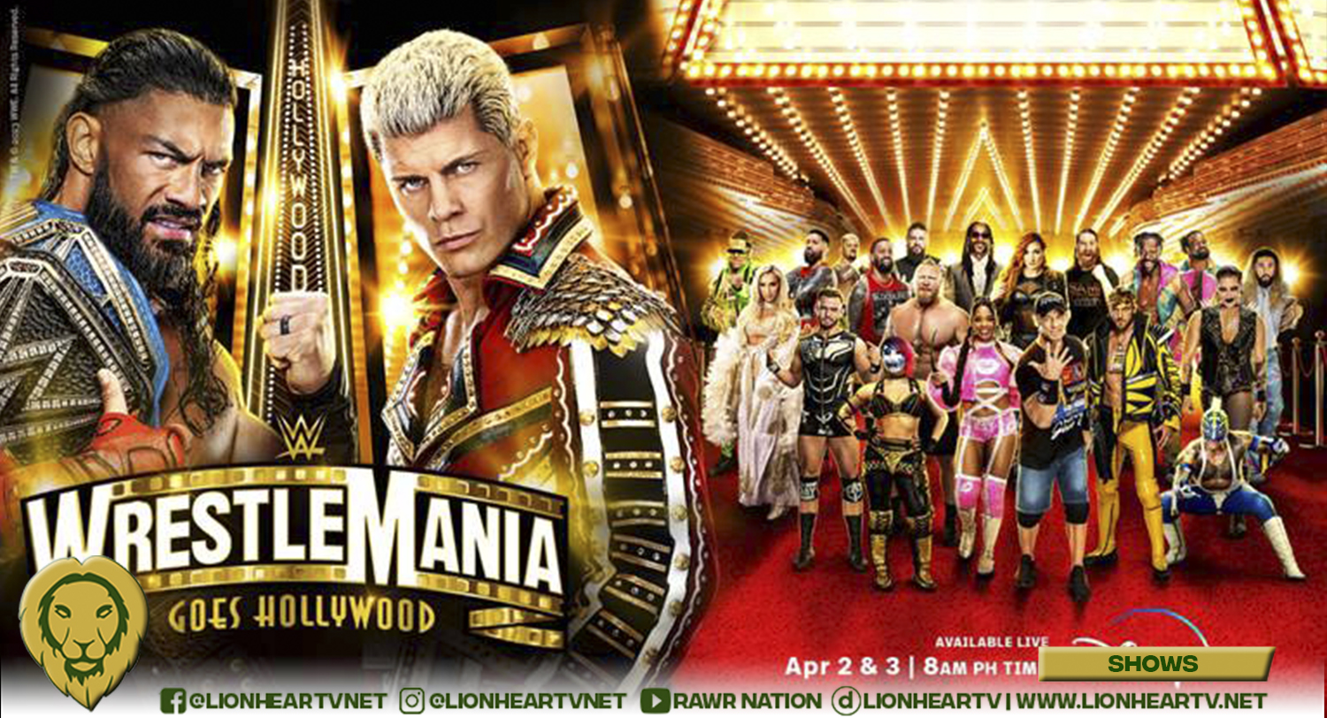 Streaming WrestleMania® Goes Hollywood Live on Disney+ this April 2-3