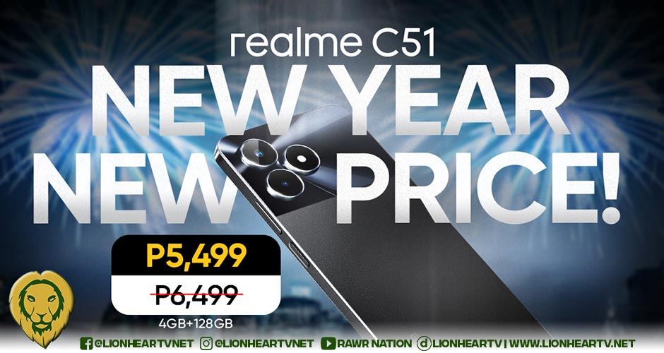 New year, new price: The realme C51 is now only P5,499 - LionhearTV